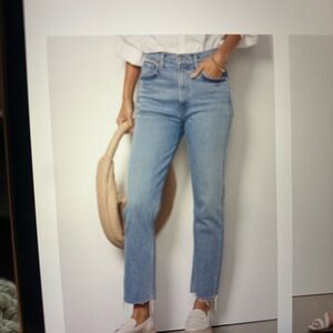 CITIZENS OF HUMANITY DAPHNE CROP SIZE 24 STRAIGHT LEG JEANS